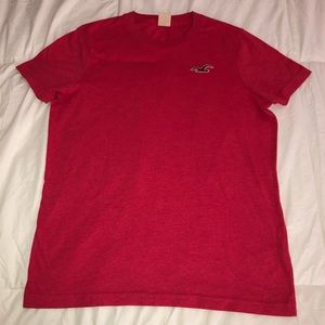Hollister mens red tee XL